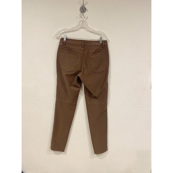 Lululemon Pants Mens 28 Brown Slim Stretch Casual Ankle Five Pocket Logo - Picture 5 of 5